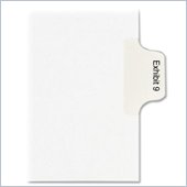 Avery Legal Exhibit Numeric Index Divider