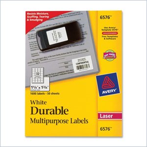 Avery 6576 Permanent Durable I.D. Label