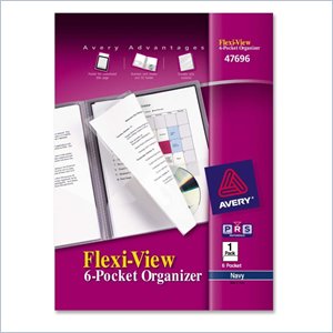 Avery Flexi-View 6-Pocket Organizer