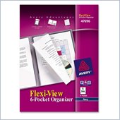 Avery Flexi-View 6-Pocket Organizer