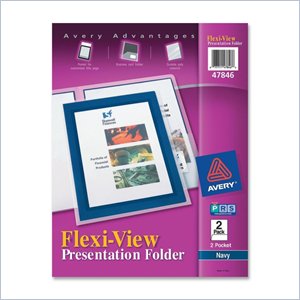 Avery Flexi-View Presentation Two Pocket Folder