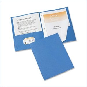 Avery Two Pocket Folder with Fastener