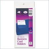 Avery Self-Adhesive Business Card Holder
