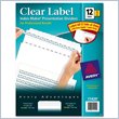 ADD TO YOUR SET: Avery Index Maker Clear Label Divider