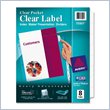 ADD TO YOUR SET: Avery Index Maker Clear Pocket View Divider