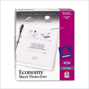 Avery Top Loading Sheet Protector