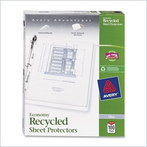 Avery Recycled Economy Weight Sheet Protector