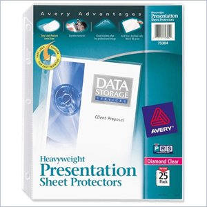Avery Diamond Clear Top Loading Sheet Protector