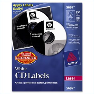 Avery CD/DVD and Jewel Case Spine Label