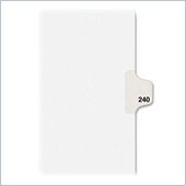 Avery Individual Side Tab Legal Exhibit Dividers