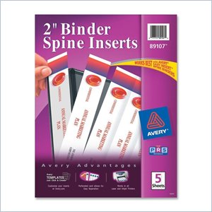 Avery Binder Spine Insert