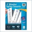 ADD TO YOUR SET: Avery Binder Spine Inserts