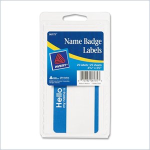 Avery Name Badge Label