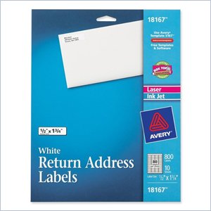 Avery Return Address Label