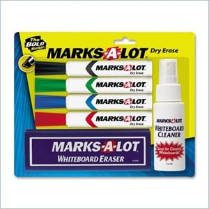 Avery Marks-A-Lot Desk Style Dry Erase Marker Kit