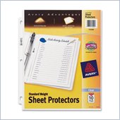 Avery Standard Weight Sheet Protector