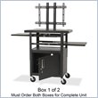 ADD TO YOUR SET: Balt Height Adjustable Flat Panel TV Cart