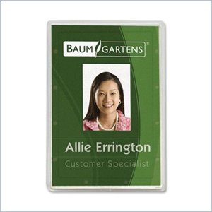 Baumgartens 68120 Vertical ID Card Holder