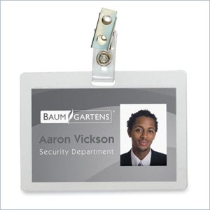 Baumgartens Self-Laminating Name Badge KIt