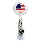 Baumgartens American Flag Design Card Reel