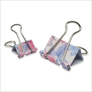 Baumgartens Pink Potpourri Design Binder Clip