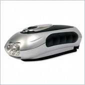 Baumgartens Windup Three-beam LED Flashlight
