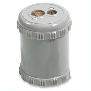 Baumgartens Dual Pencil Sharpener with Receptacle