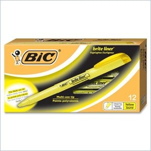 BIC Brite Liner Highlighter