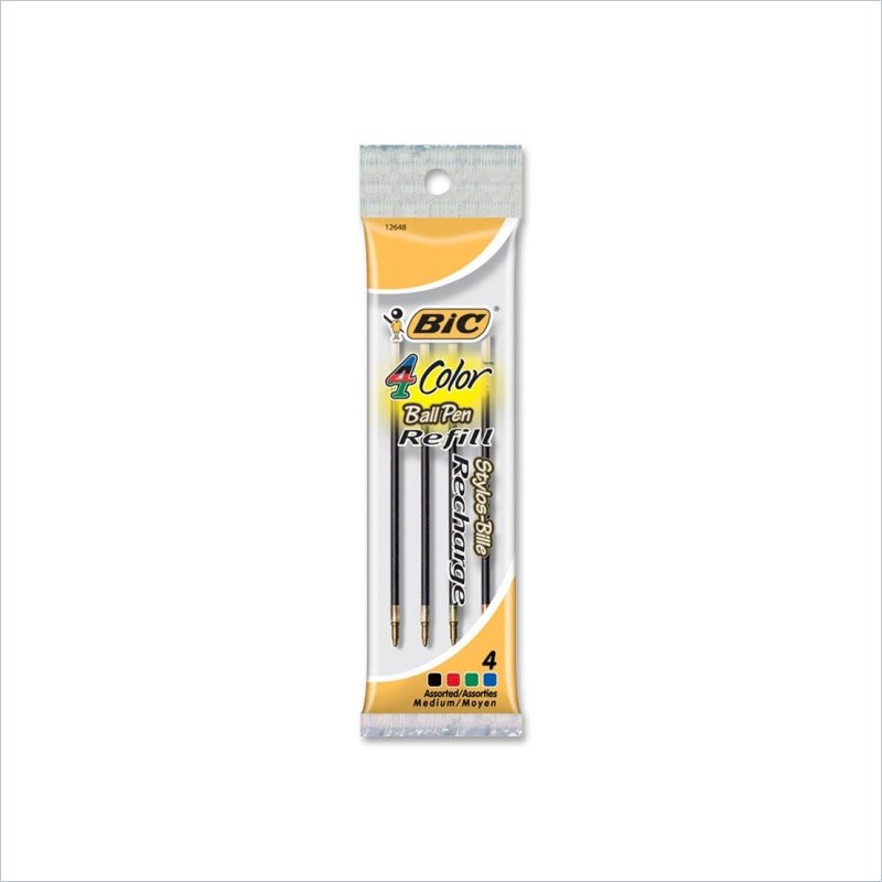 BIC 4-Color Retractable Pen Refills