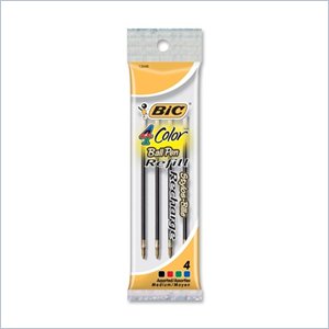 BIC 4-Color Retractable Pen Refills