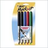 BIC Grip Permanent Marker Set