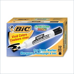 BIC Great Erase Bold Chisel Point Marker