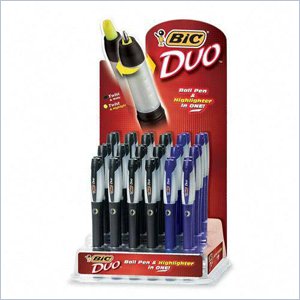 BIC Duo Pen/Highlighter Combo