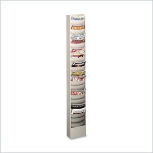 Buddy Eclipse Curved Literature Rack