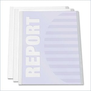 C-line Report Cover with Binding Bars