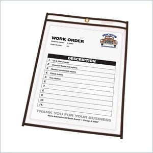 C-line Stitched Plastic Shop Ticket Holder