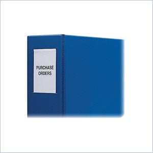 C-line Self-Adhesive Binder Label Holders