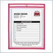 ADD TO YOUR SET: C-line Neon Colored Stitched Shop Ticket Holder