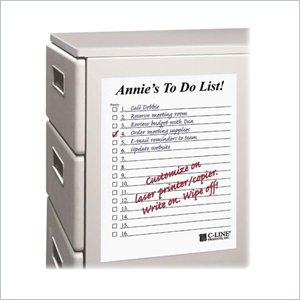 C-line Self-Stick Dry-Erase Sheet