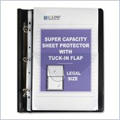 C-line Super Capacity Sheet Protector w/ Tuck-in Flap