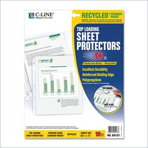 C-line Recycled Sheet Protector