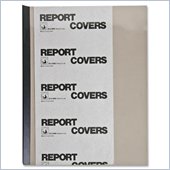 C-line Vinyl Report Cover with Binding Bars