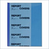 C-line Vinyl Report Cover with Binding Bars