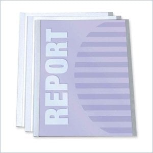 C-line Polypropylene Report Cover