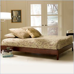 Fashion Bed Group Murray Modern Wood Platform Bed 2 Piece Bedroom Set in Mahogany