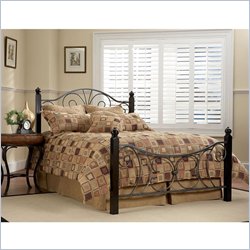 Fashion Bed Group Monaco Metal Poster Bed-Queen