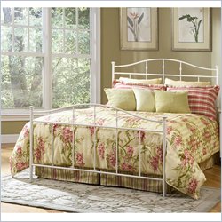 Fashion Bed Group Spalding Metal Bed in Vanilla Finish