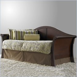 Fashion Bed Group Stratford Wood Daybed in Mahogany Finish with Link Spring