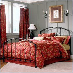 Fashion Bed Group Oscar Metal Bed in Matte Black Finish