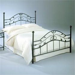 Fashion Bed Group Sycamore Metal Poster Bed in Hammered Copper Finish